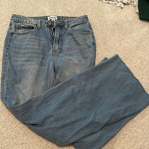 Abound wide leg jeans medium wash 26